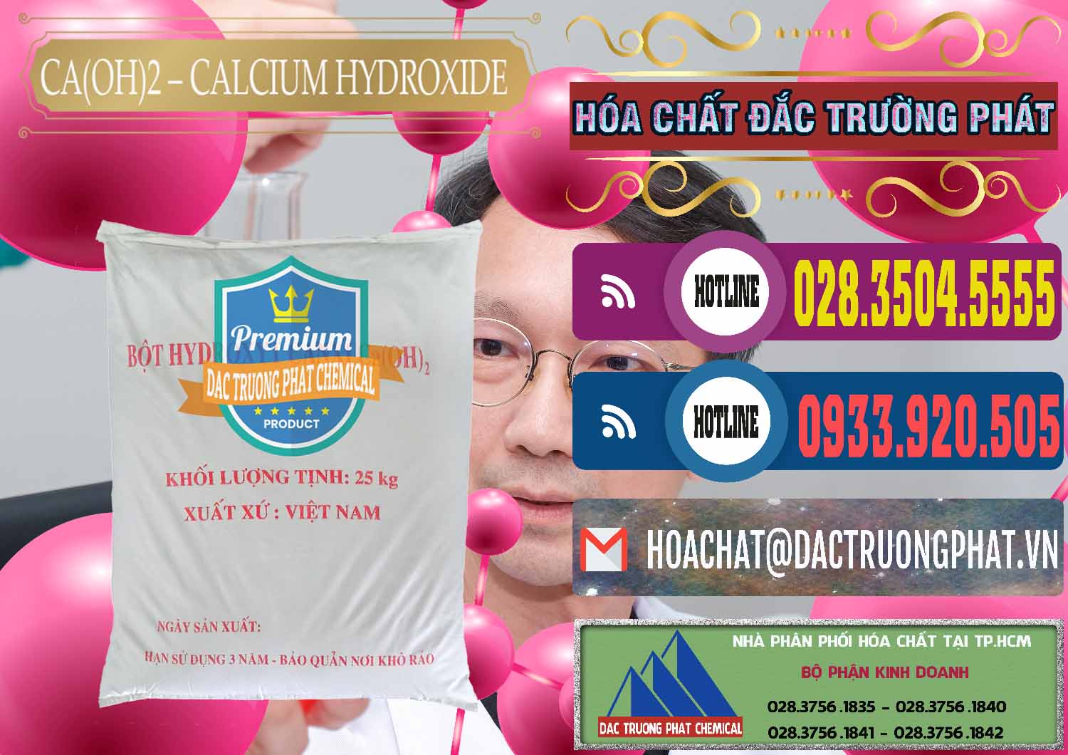 Nơi chuyên bán _ phân phối Ca(OH)2 - Calcium Hydroxide Việt Nam - 0186 - Cty chuyên phân phối và kinh doanh hóa chất tại TP.HCM - muabanhoachat.com.vn