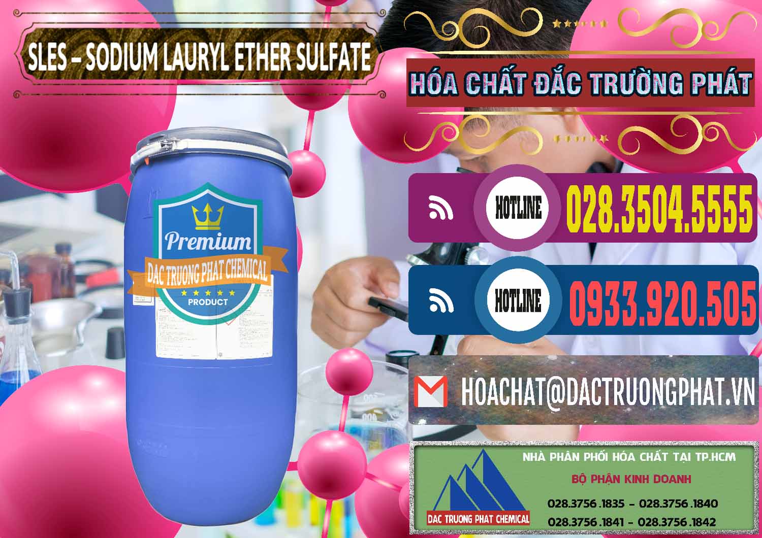 Nơi chuyên bán _ cung cấp Chất Tạo Bọt Sles - Sodium Lauryl Ether Sulphate Kao Indonesia - 0046 - Công ty nhập khẩu - phân phối hóa chất tại TP.HCM - muabanhoachat.com.vn