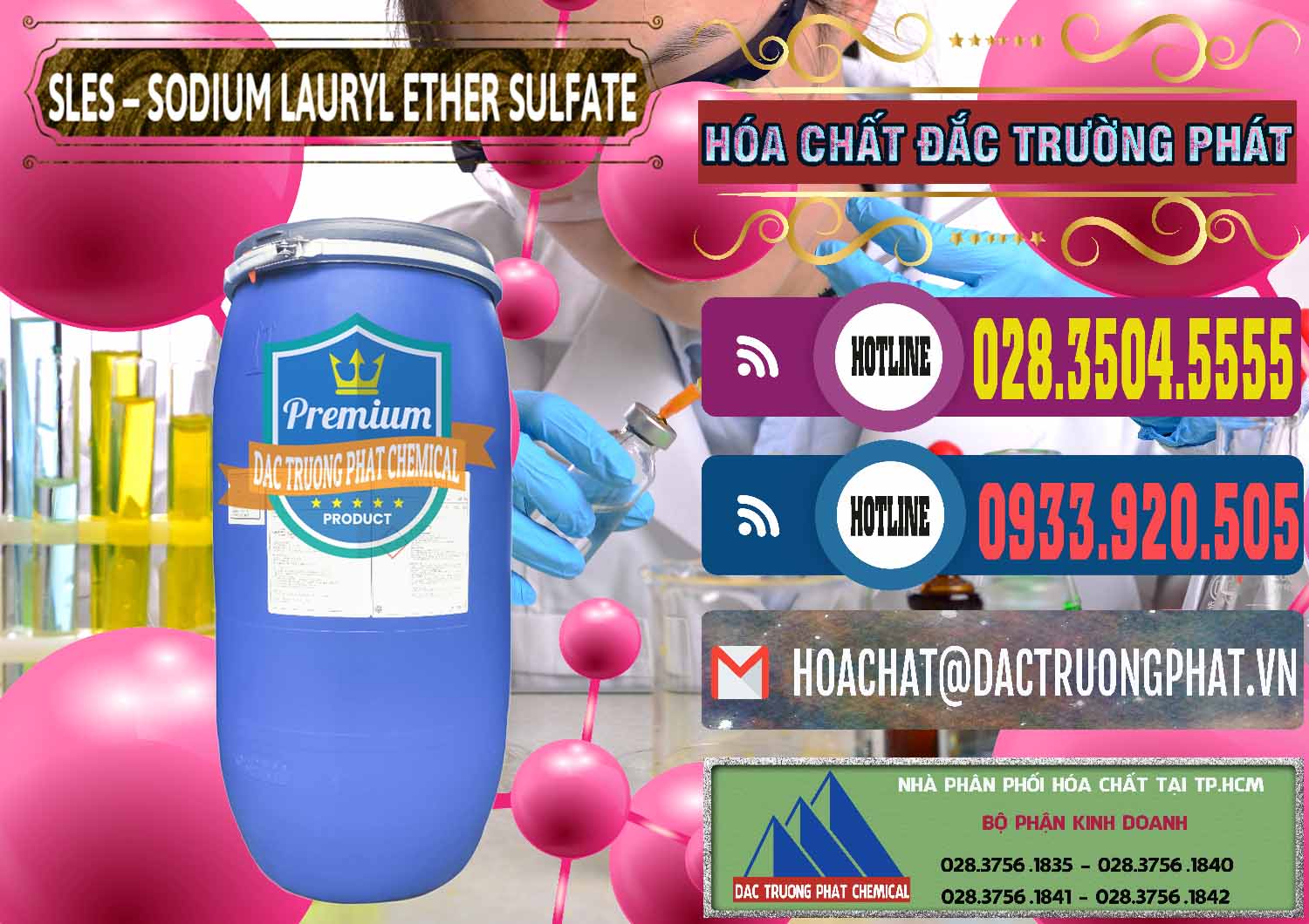 Nơi chuyên cung cấp - bán Chất Tạo Bọt Sles - Sodium Lauryl Ether Sulphate Kao Indonesia - 0046 - Đơn vị chuyên cung cấp & kinh doanh hóa chất tại TP.HCM - muabanhoachat.com.vn