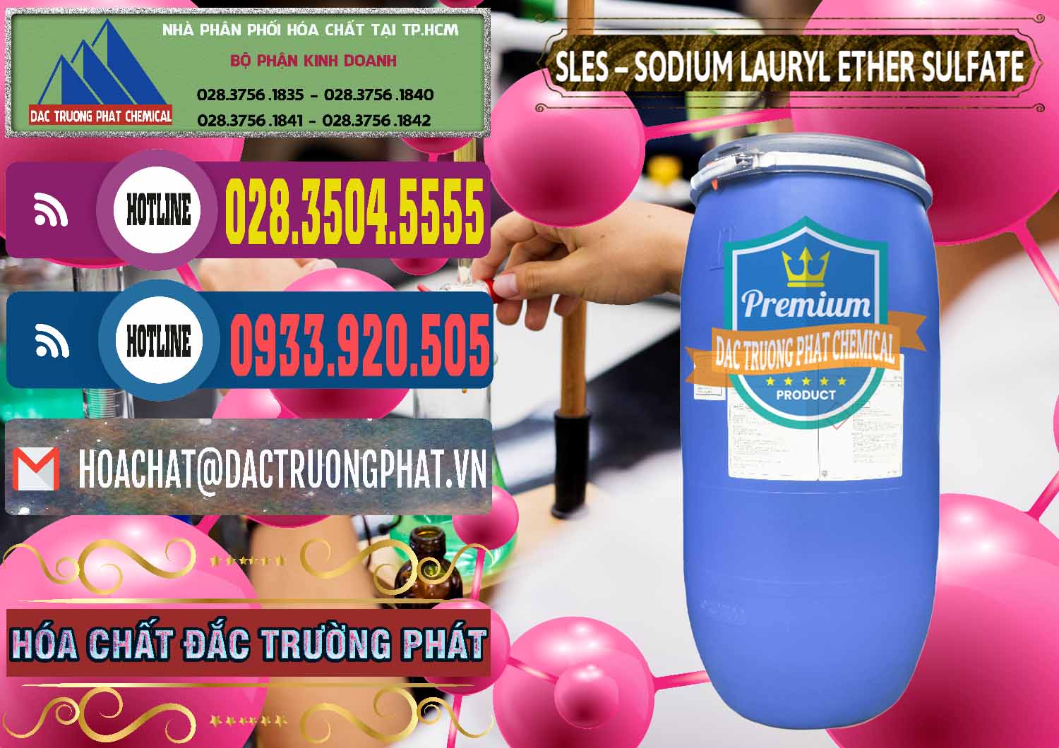 Cty cung ứng & bán Chất Tạo Bọt Sles - Sodium Lauryl Ether Sulphate Kao Indonesia - 0046 - Nơi cung ứng & phân phối hóa chất tại TP.HCM - muabanhoachat.com.vn