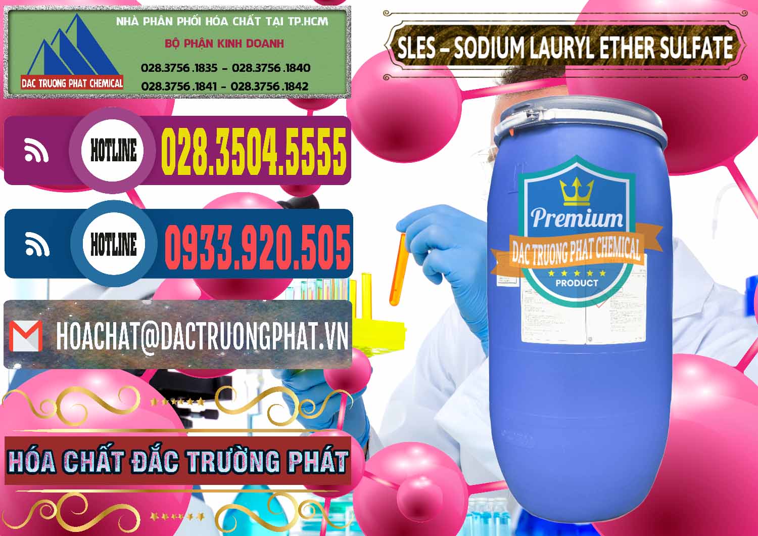 Cty chuyên bán & cung cấp Chất Tạo Bọt Sles - Sodium Lauryl Ether Sulphate Kao Indonesia - 0046 - Đơn vị kinh doanh _ cung cấp hóa chất tại TP.HCM - muabanhoachat.com.vn