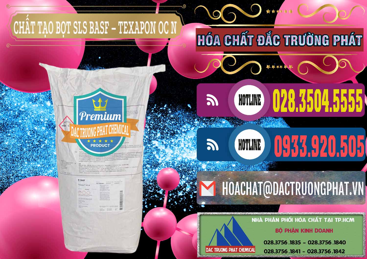 Công ty chuyên cung ứng _ bán Chất Tạo Bọt SLS - Sodium Lauryl Sulfate BASF Texapon OC N - 0049 - Nhà cung ứng ( phân phối ) hóa chất tại TP.HCM - muabanhoachat.com.vn