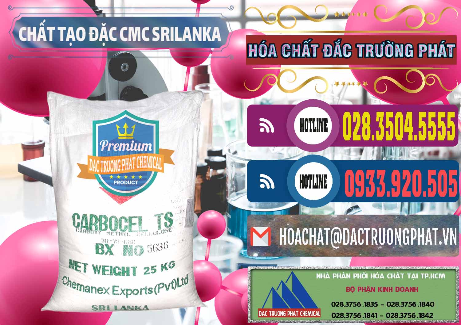Đơn vị nhập khẩu & bán Chất Tạo Đặc CMC - Carboxyl Methyl Cellulose Srilanka - 0045 - Công ty cung cấp và bán hóa chất tại TP.HCM - muabanhoachat.com.vn