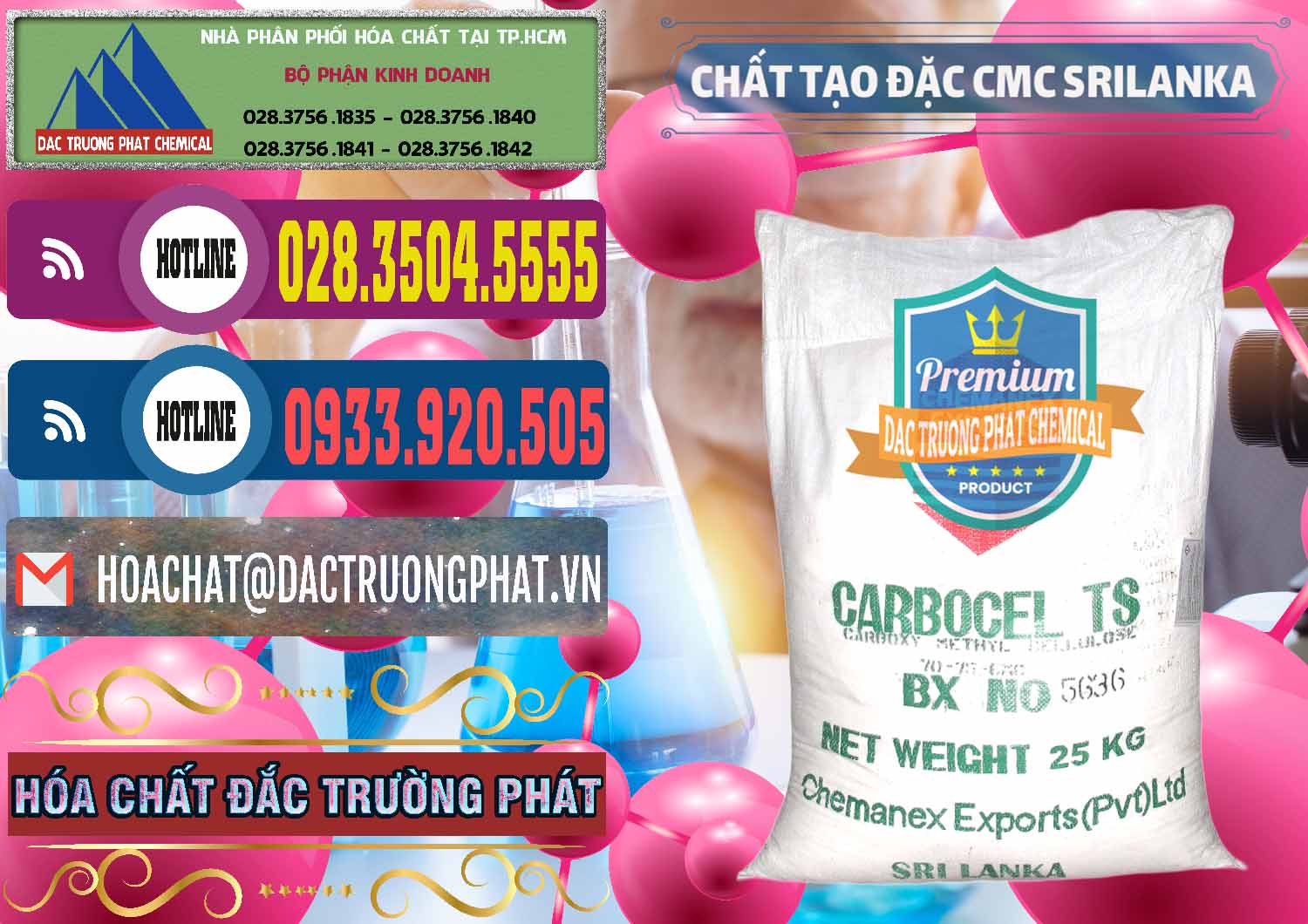 Cty nhập khẩu ( bán ) Chất Tạo Đặc CMC - Carboxyl Methyl Cellulose Srilanka - 0045 - Cty cung cấp - phân phối hóa chất tại TP.HCM - muabanhoachat.com.vn