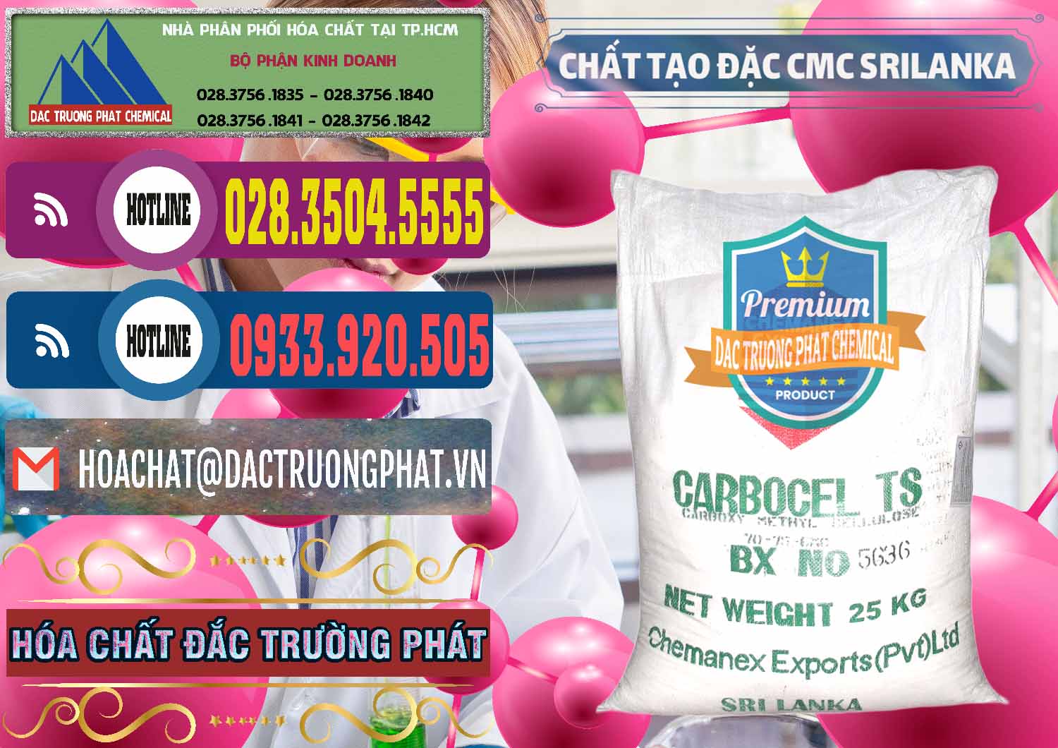 Công ty cung cấp ( bán ) Chất Tạo Đặc CMC - Carboxyl Methyl Cellulose Srilanka - 0045 - Cty chuyên bán & cung cấp hóa chất tại TP.HCM - muabanhoachat.com.vn