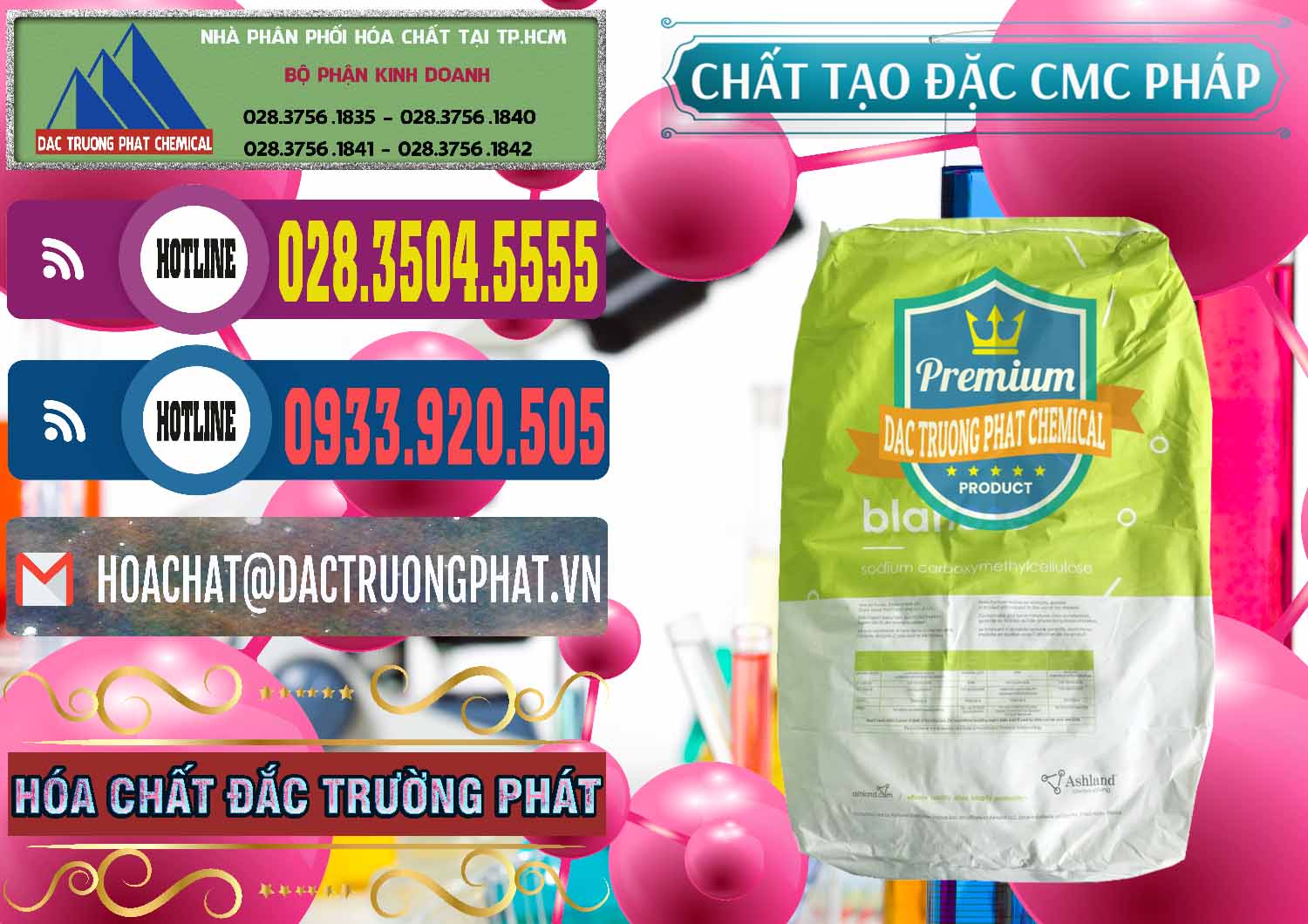 Bán ( phân phối ) Chất Tạo Đặc CMC - Carboxyl Methyl Cellulose Pháp France - 0394 - Nơi cung cấp - nhập khẩu hóa chất tại TP.HCM - muabanhoachat.com.vn
