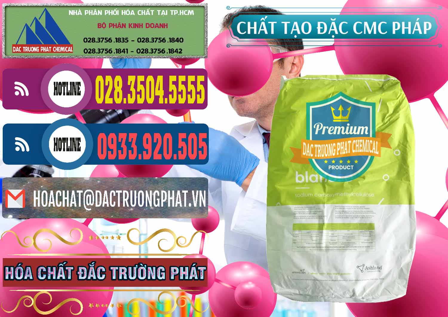 Cty chuyên cung cấp và bán Chất Tạo Đặc CMC - Carboxyl Methyl Cellulose Pháp France - 0394 - Cty chuyên nhập khẩu ( cung cấp ) hóa chất tại TP.HCM - muabanhoachat.com.vn