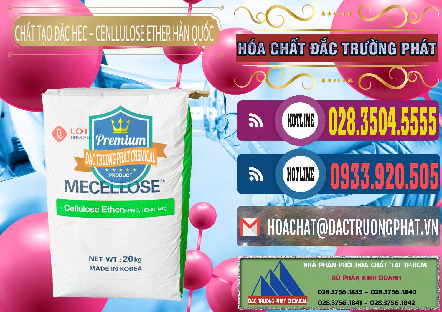 Cty bán _ phân phối Chất Tạo Đặc Hec Mecellose – Cenllulose Ether Lotte Hàn Quốc Korea - 0050 - Cty cung cấp _ bán hóa chất tại TP.HCM - muabanhoachat.com.vn