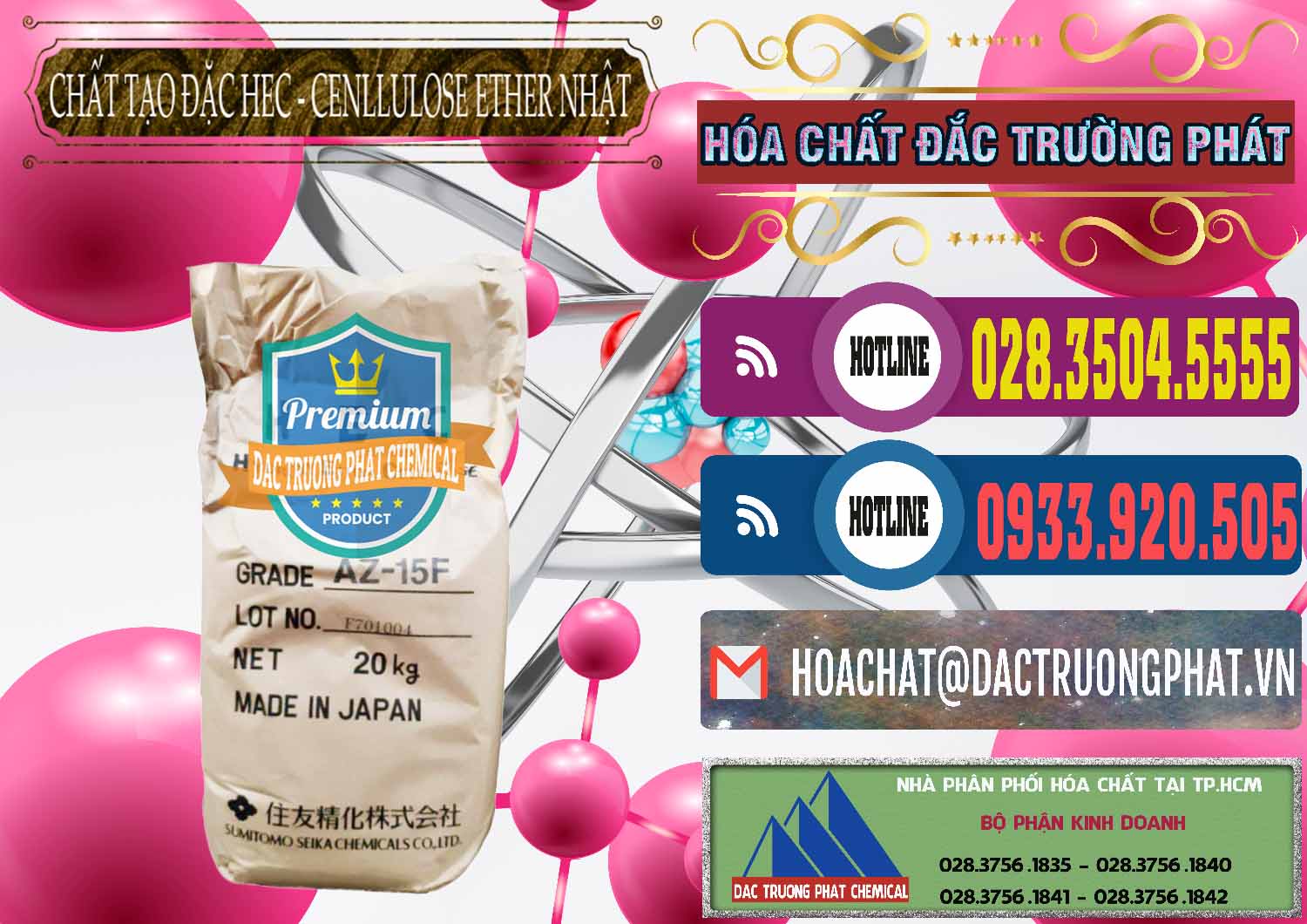 Công ty chuyên cung ứng - bán Chất Tạo Đặc Hec Mecellose – Cenllulose Ether Nhật Bản Japan - 0367 - Cty nhập khẩu và phân phối hóa chất tại TP.HCM - muabanhoachat.com.vn