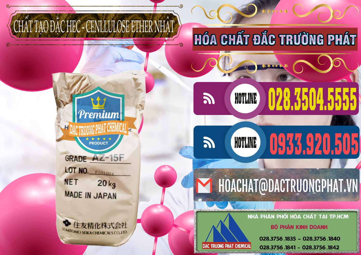Kinh doanh _ bán Chất Tạo Đặc Hec Mecellose – Cenllulose Ether Nhật Bản Japan - 0367 - Đơn vị chuyên bán và cung cấp hóa chất tại TP.HCM - muabanhoachat.com.vn