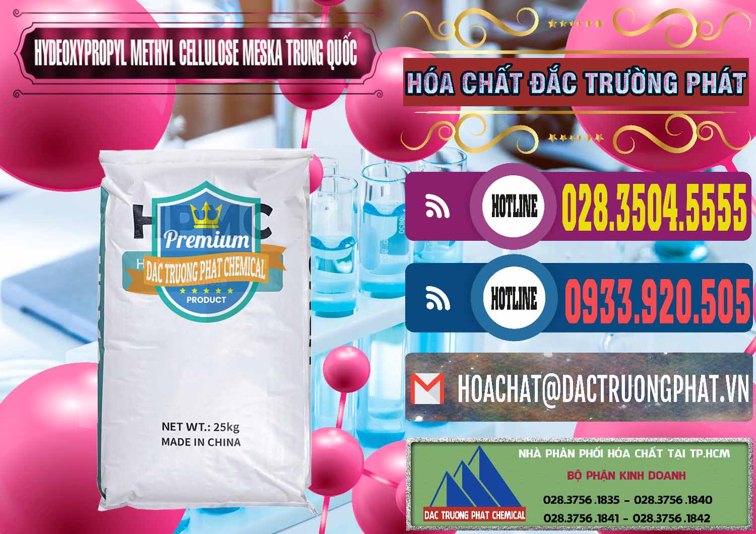 Nơi kinh doanh _ bán Chất Tạo Đặc HPMC - Hydroxypropyl Methyl Cellulose Trung Quốc China - 0395 - Đơn vị chuyên phân phối ( nhập khẩu ) hóa chất tại TP.HCM - muabanhoachat.com.vn