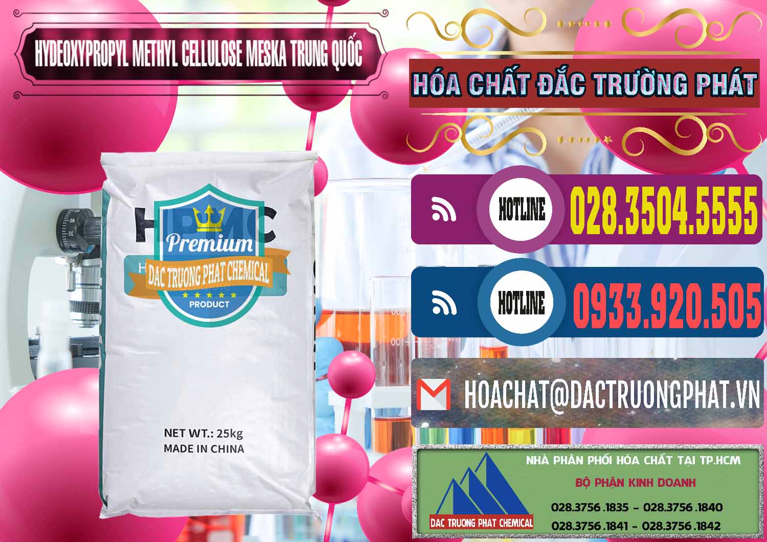 Đơn vị chuyên cung cấp và bán Chất Tạo Đặc HPMC - Hydroxypropyl Methyl Cellulose Trung Quốc China - 0395 - Công ty nhập khẩu _ phân phối hóa chất tại TP.HCM - muabanhoachat.com.vn