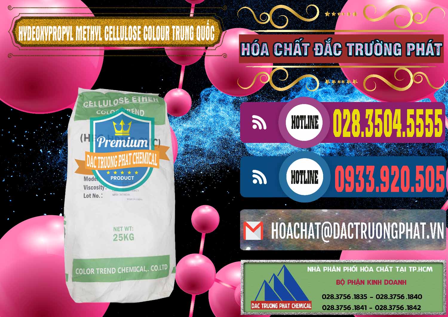 Cty cung ứng - bán Chất Tạo Đặc HPMC - Hydroxypropyl Methyl Cellulose Color Trung Quốc China - 0397 - Công ty chuyên cung ứng ( phân phối ) hóa chất tại TP.HCM - muabanhoachat.com.vn