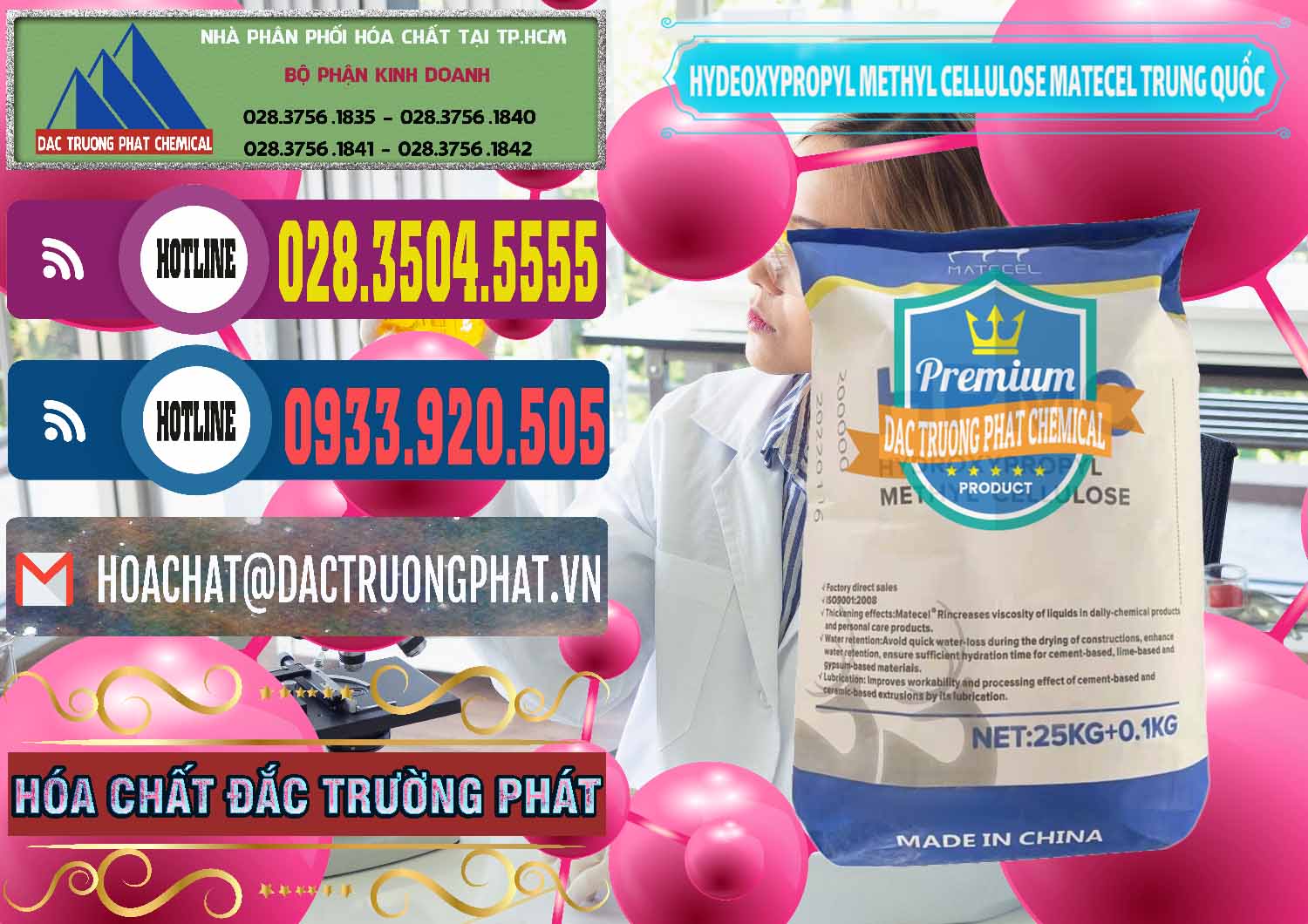 Nơi chuyên bán _ cung cấp Chất Tạo Đặc HPMC - Hydroxypropyl Methyl Cellulose Matecel Trung Quốc China - 0396 - Cty cung cấp _ bán hóa chất tại TP.HCM - muabanhoachat.com.vn