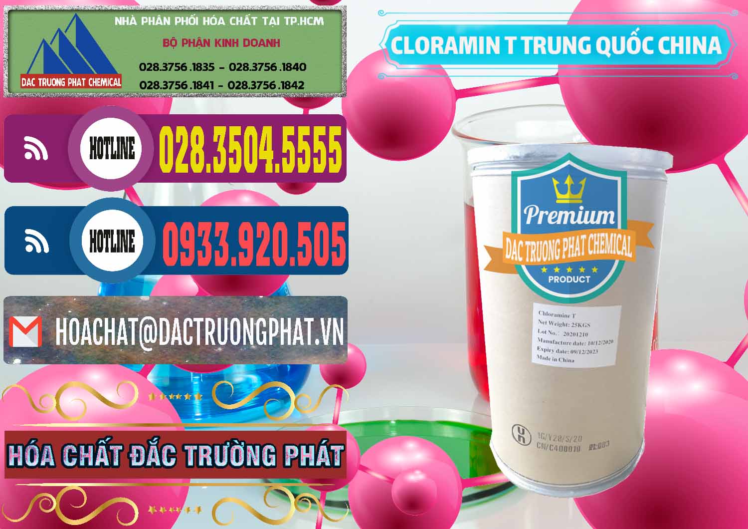 Nhập khẩu _ bán Cloramin T Khử Trùng, Diệt Khuẩn Trung Quốc China - 0301 - Nơi cung ứng và phân phối hóa chất tại TP.HCM - muabanhoachat.com.vn