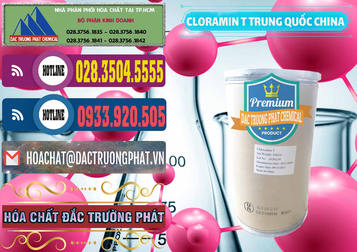 Đơn vị chuyên bán ( cung ứng ) Cloramin T Khử Trùng, Diệt Khuẩn Trung Quốc China - 0301 - Công ty cung cấp và nhập khẩu hóa chất tại TP.HCM - muabanhoachat.com.vn