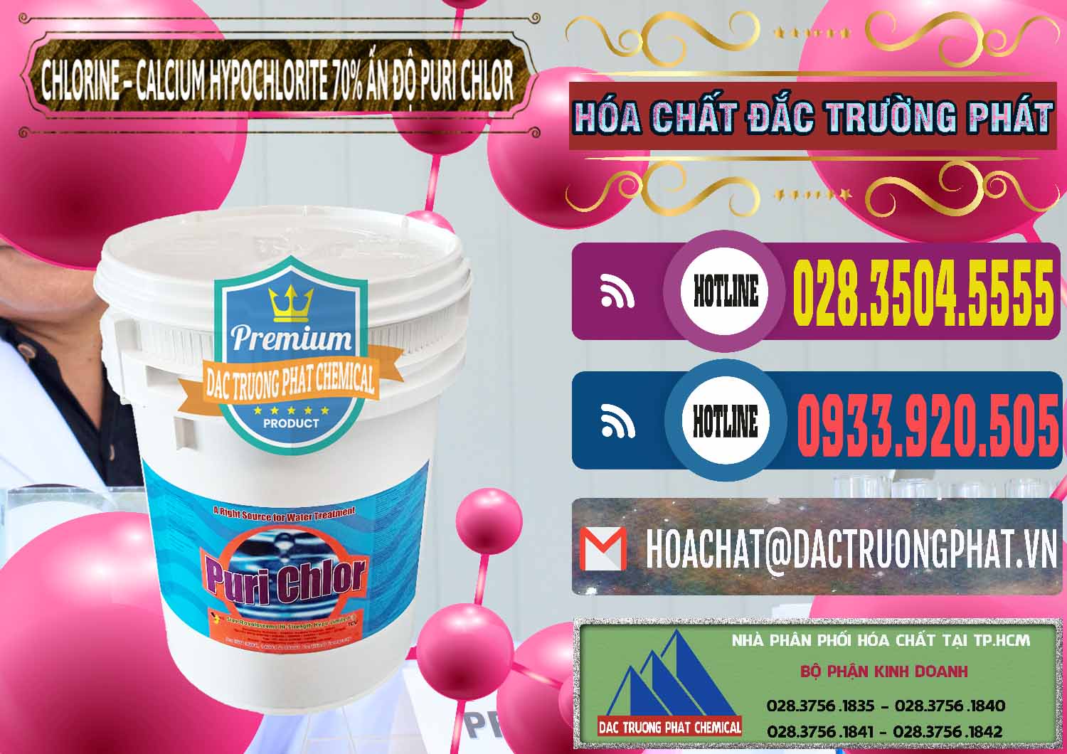 Nơi kinh doanh ( bán ) Chlorine – Clorin 70% Puri Chlo Ấn Độ India - 0123 - Đơn vị phân phối ( cung cấp ) hóa chất tại TP.HCM - muabanhoachat.com.vn