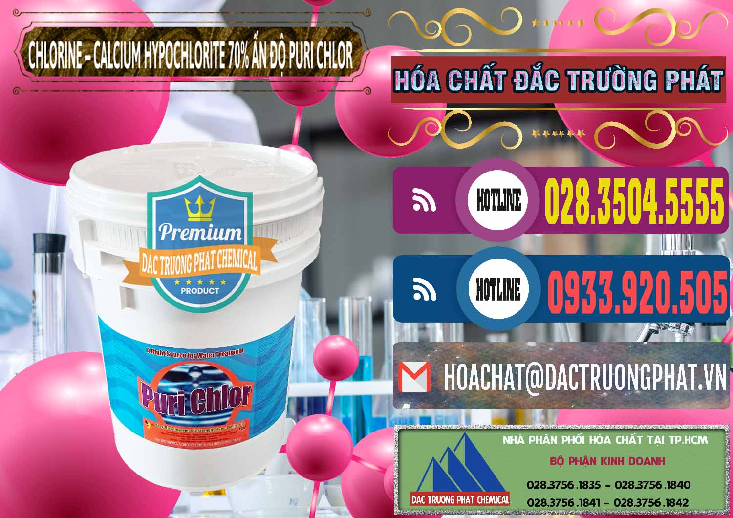 Nơi bán - cung cấp Chlorine – Clorin 70% Puri Chlo Ấn Độ India - 0123 - Nhà phân phối ( cung cấp ) hóa chất tại TP.HCM - muabanhoachat.com.vn