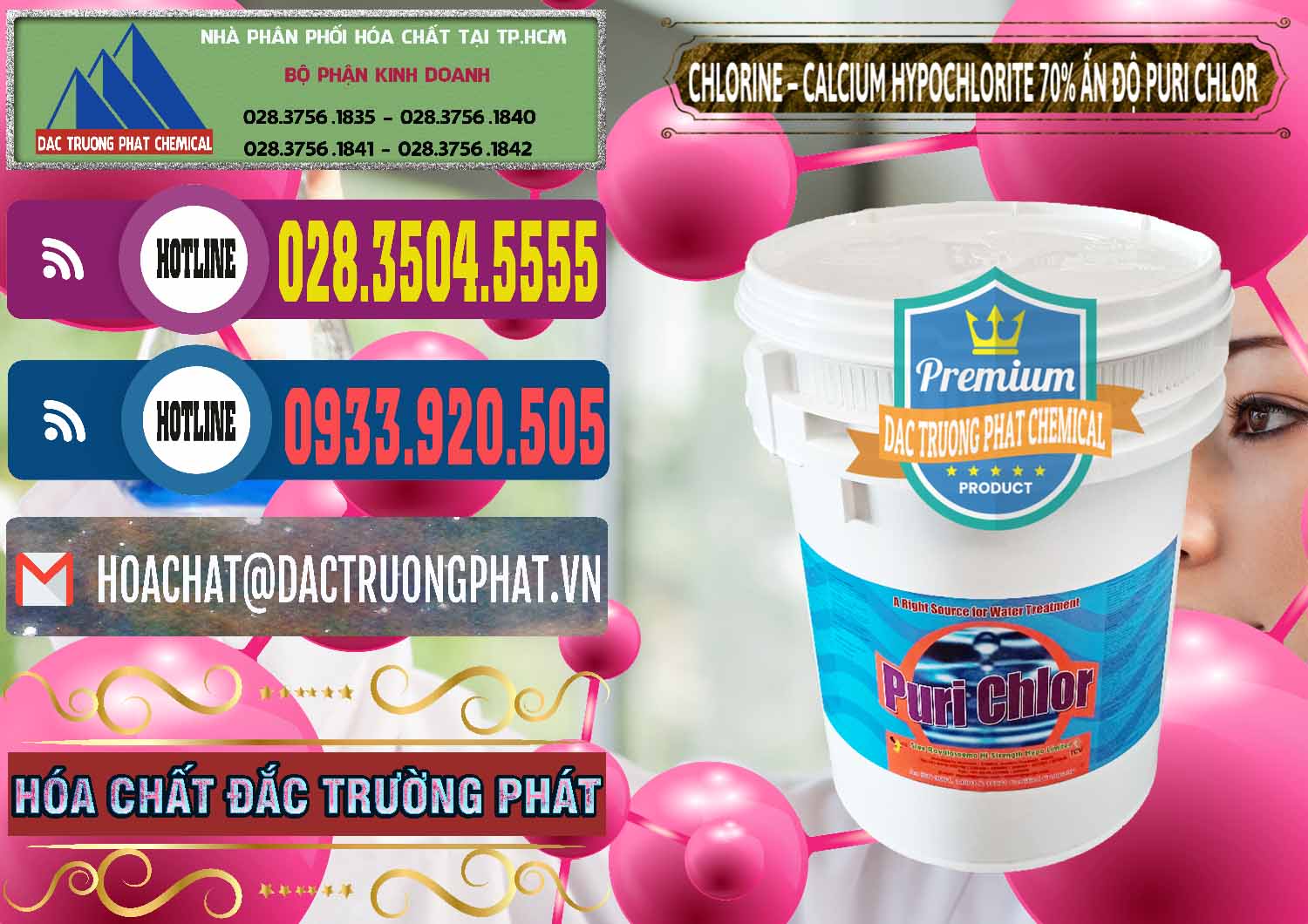Chuyên phân phối - bán Chlorine – Clorin 70% Puri Chlo Ấn Độ India - 0123 - Cty bán và cung cấp hóa chất tại TP.HCM - muabanhoachat.com.vn