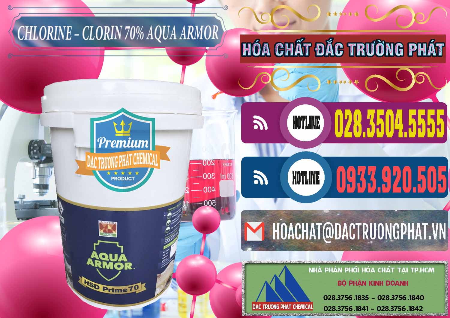 Nơi bán - cung ứng Chlorine – Clorin 70% Aqua Armor Aditya Birla Grasim Ấn Độ India - 0241 - Cty chuyên phân phối _ nhập khẩu hóa chất tại TP.HCM - muabanhoachat.com.vn