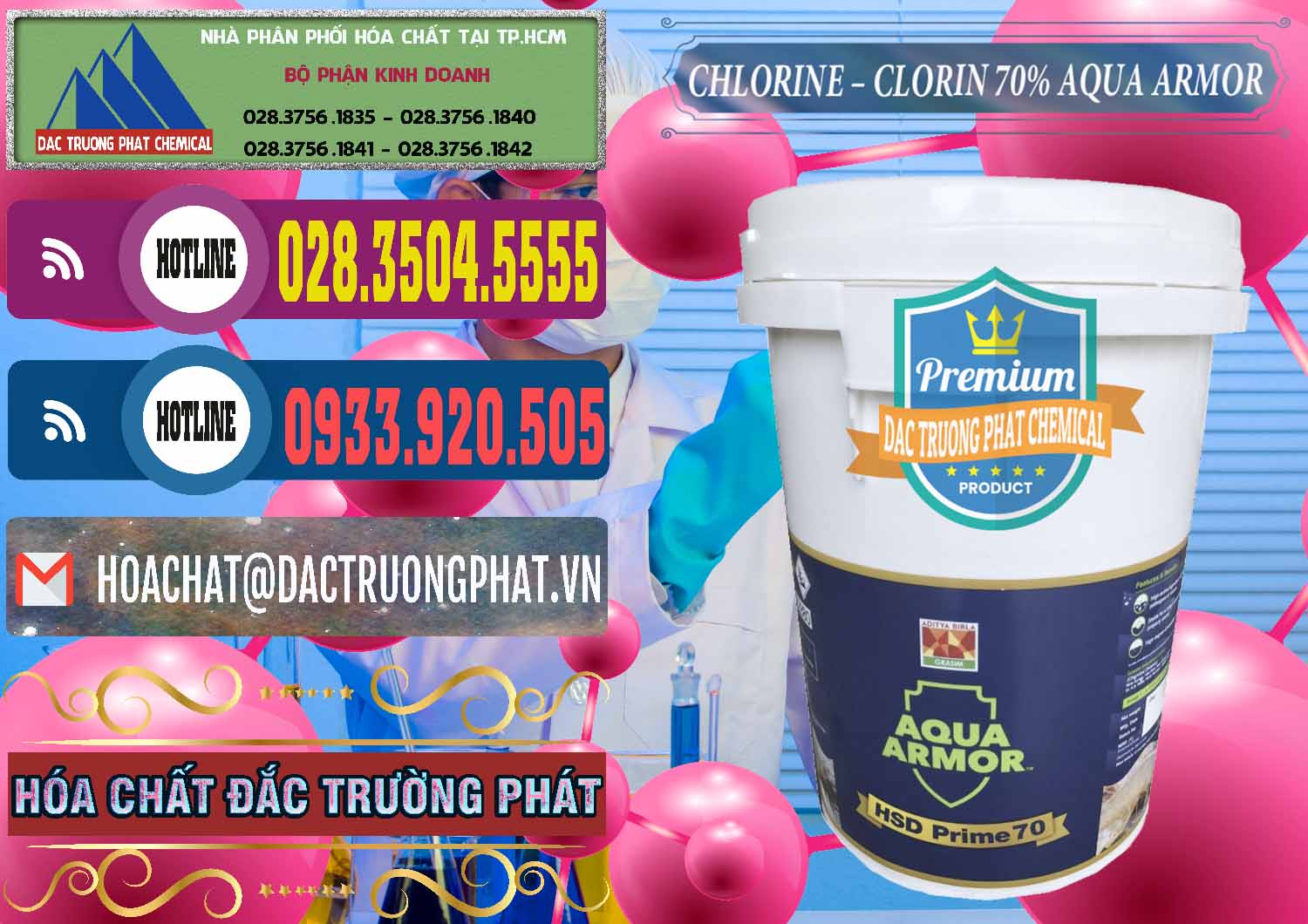 Nơi chuyên bán - cung cấp Chlorine – Clorin 70% Aqua Armor Aditya Birla Grasim Ấn Độ India - 0241 - Chuyên cung cấp _ phân phối hóa chất tại TP.HCM - muabanhoachat.com.vn