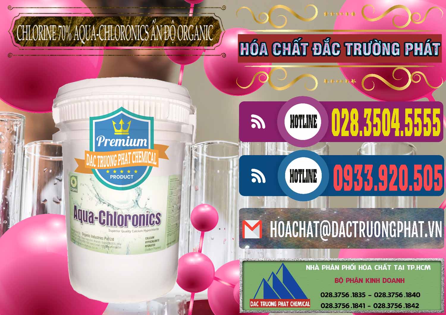 Đơn vị phân phối và bán Chlorine – Clorin 70% Aqua-Chloronics Ấn Độ Organic India - 0211 - Nhà phân phối và cung cấp hóa chất tại TP.HCM - muabanhoachat.com.vn