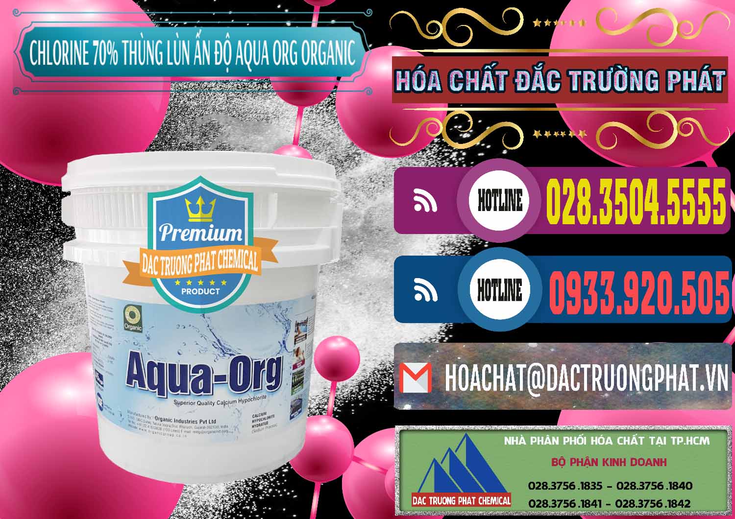 Công ty chuyên bán _ cung cấp Chlorine – Clorin 70% Thùng Lùn Ấn Độ Aqua ORG Organic India - 0212 - Công ty kinh doanh _ cung cấp hóa chất tại TP.HCM - muabanhoachat.com.vn