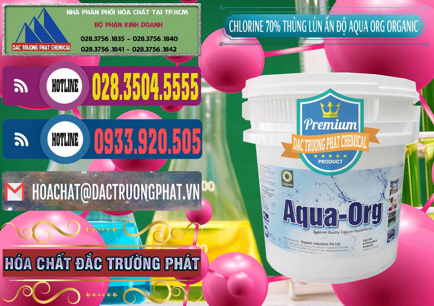 Nơi bán - phân phối Chlorine – Clorin 70% Thùng Lùn Ấn Độ Aqua ORG Organic India - 0212 - Chuyên cung cấp _ bán hóa chất tại TP.HCM - muabanhoachat.com.vn