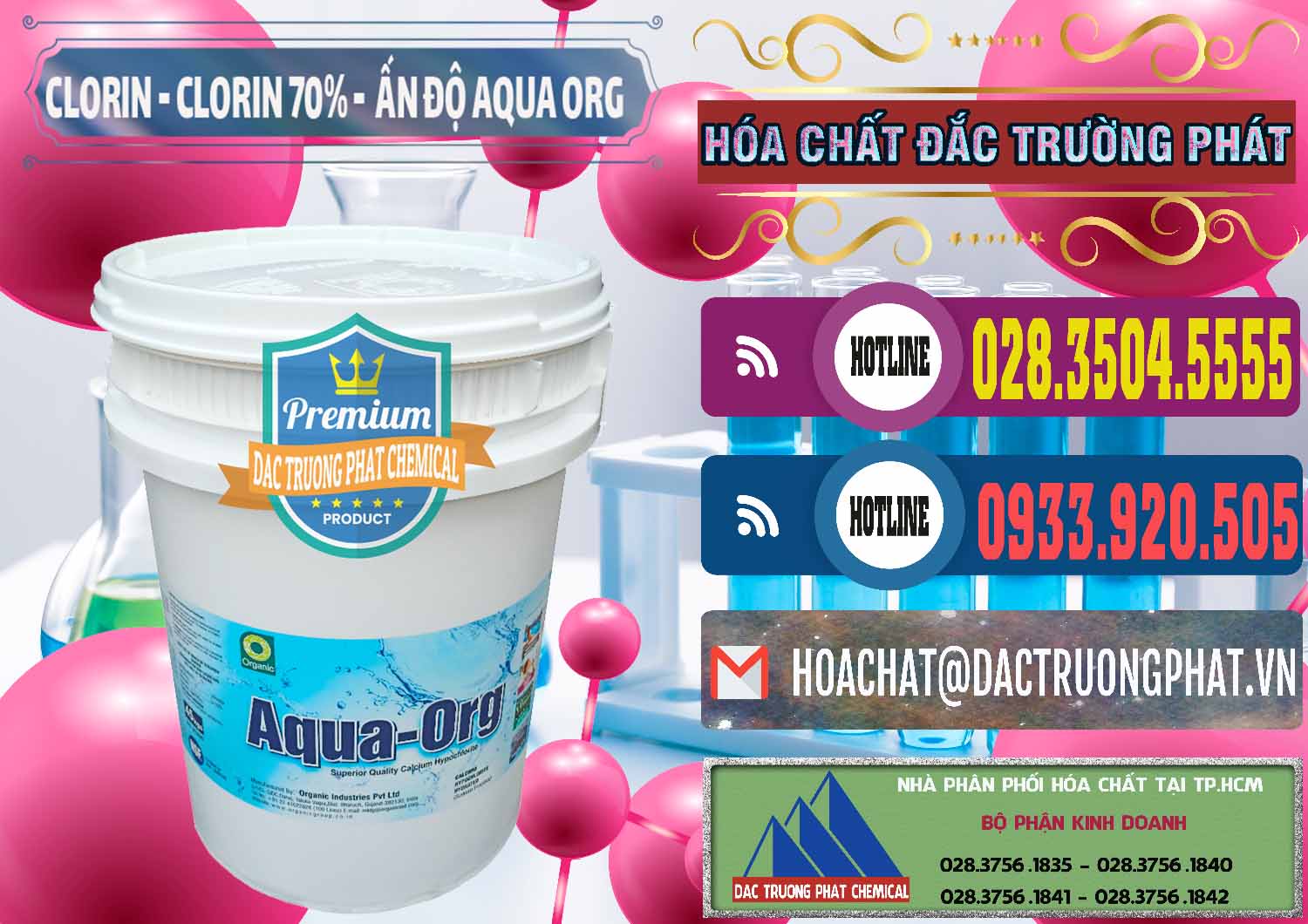 Nơi bán và cung ứng Chlorine – Clorin Ấn Độ Aqua ORG Organic India - 0051 - Đơn vị chuyên bán ( phân phối ) hóa chất tại TP.HCM - muabanhoachat.com.vn
