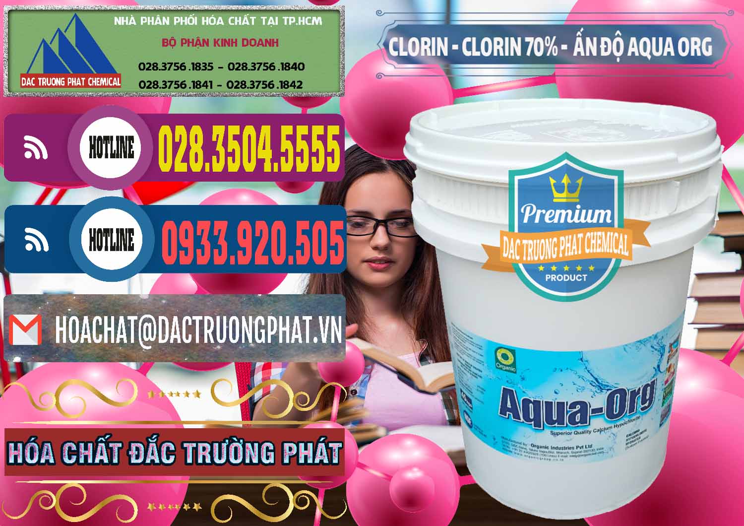 Cty phân phối _ bán Chlorine – Clorin Ấn Độ Aqua ORG Organic India - 0051 - Chuyên kinh doanh - cung cấp hóa chất tại TP.HCM - muabanhoachat.com.vn