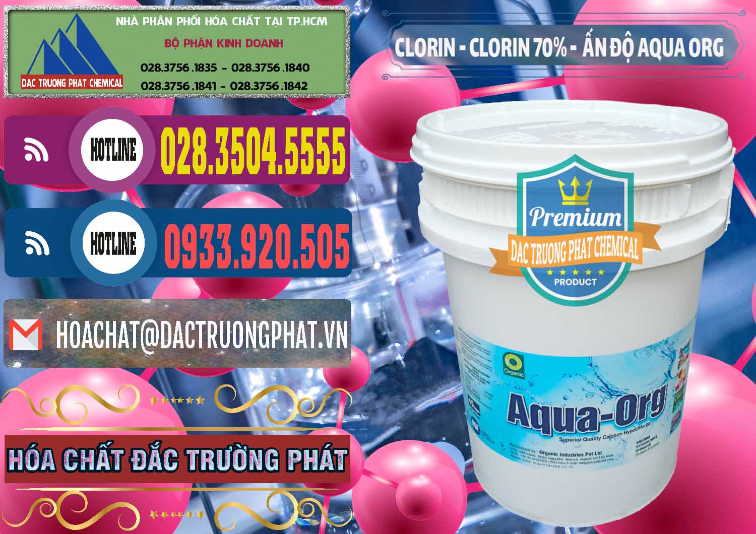 Bán & phân phối Chlorine – Clorin Ấn Độ Aqua ORG Organic India - 0051 - Cung cấp - kinh doanh hóa chất tại TP.HCM - muabanhoachat.com.vn