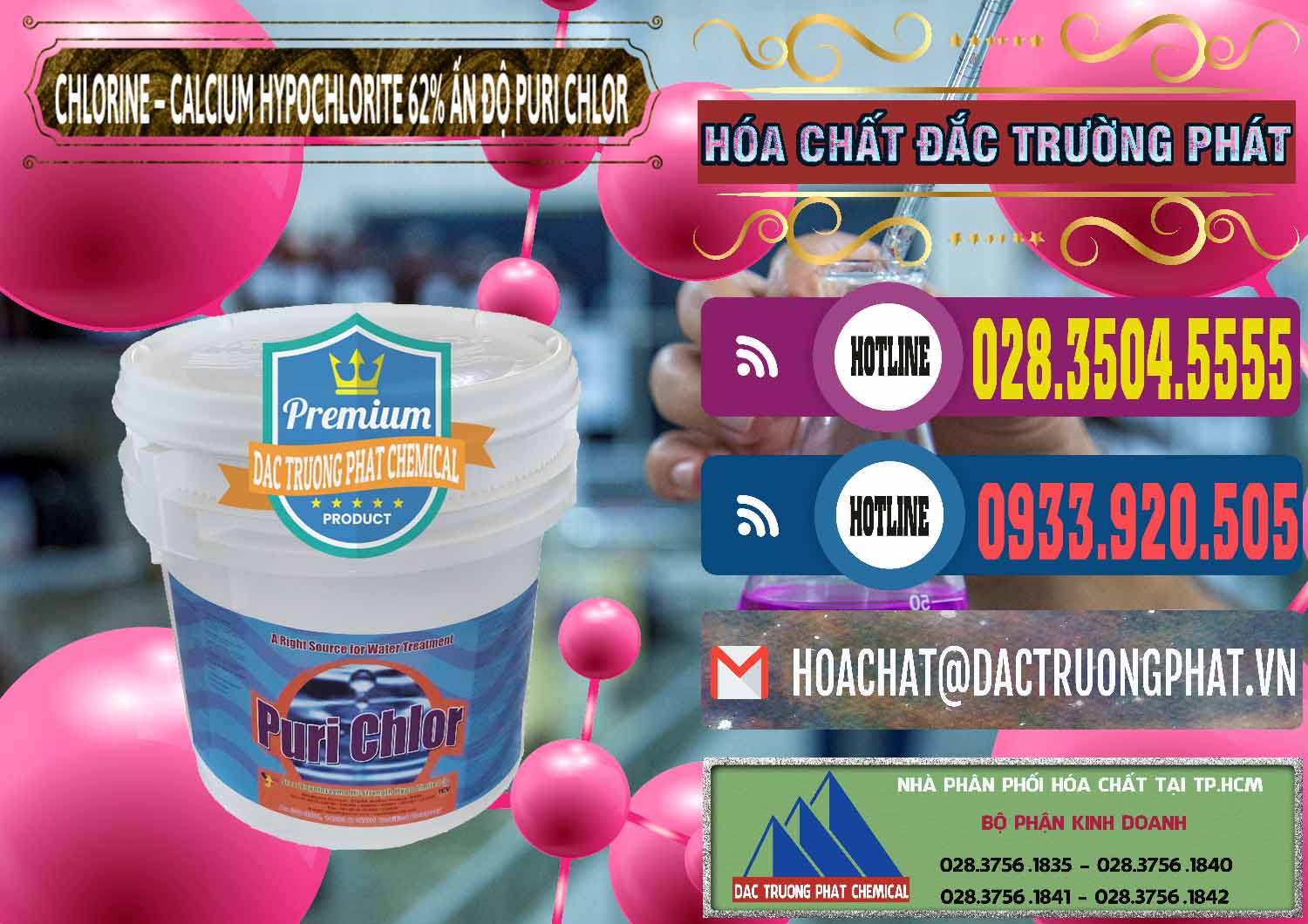 Đơn vị chuyên bán ( cung cấp ) Chlorine – Clorin 62% Puri Chlo Ấn Độ India - 0052 - Cty phân phối _ kinh doanh hóa chất tại TP.HCM - muabanhoachat.com.vn