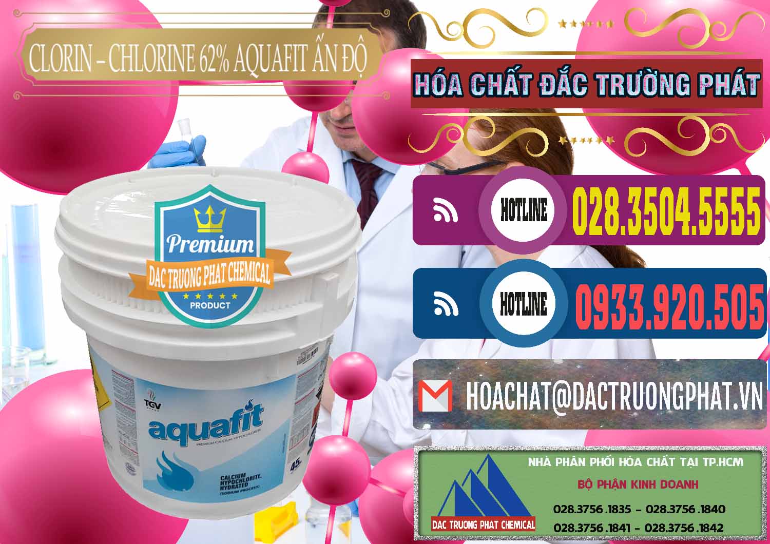 Công ty chuyên bán và cung ứng Clorin - Chlorine 62% Aquafit Thùng Lùn Ấn Độ India - 0057 - Nhà phân phối & cung ứng hóa chất tại TP.HCM - muabanhoachat.com.vn
