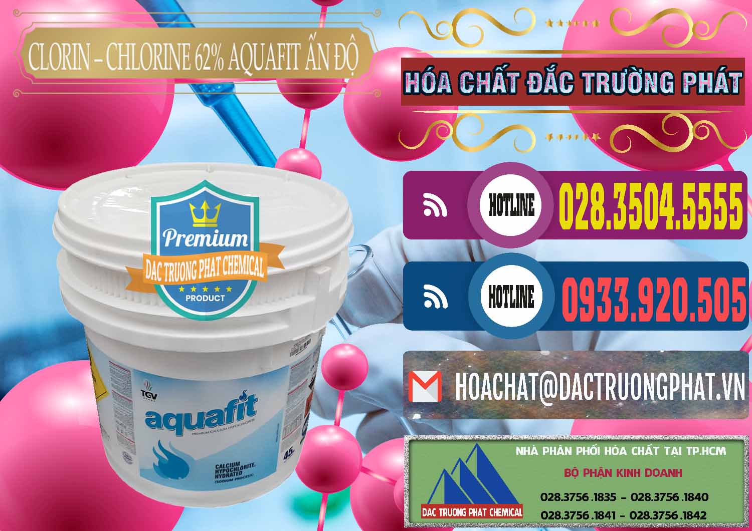 Đơn vị cung cấp và bán Clorin - Chlorine 62% Aquafit Thùng Lùn Ấn Độ India - 0057 - Cty kinh doanh - phân phối hóa chất tại TP.HCM - muabanhoachat.com.vn