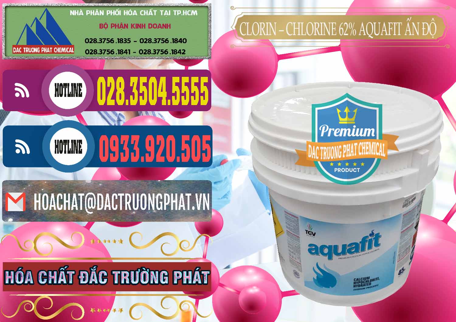 Đơn vị chuyên cung cấp _ bán Clorin - Chlorine 62% Aquafit Thùng Lùn Ấn Độ India - 0057 - Cty phân phối - cung cấp hóa chất tại TP.HCM - muabanhoachat.com.vn