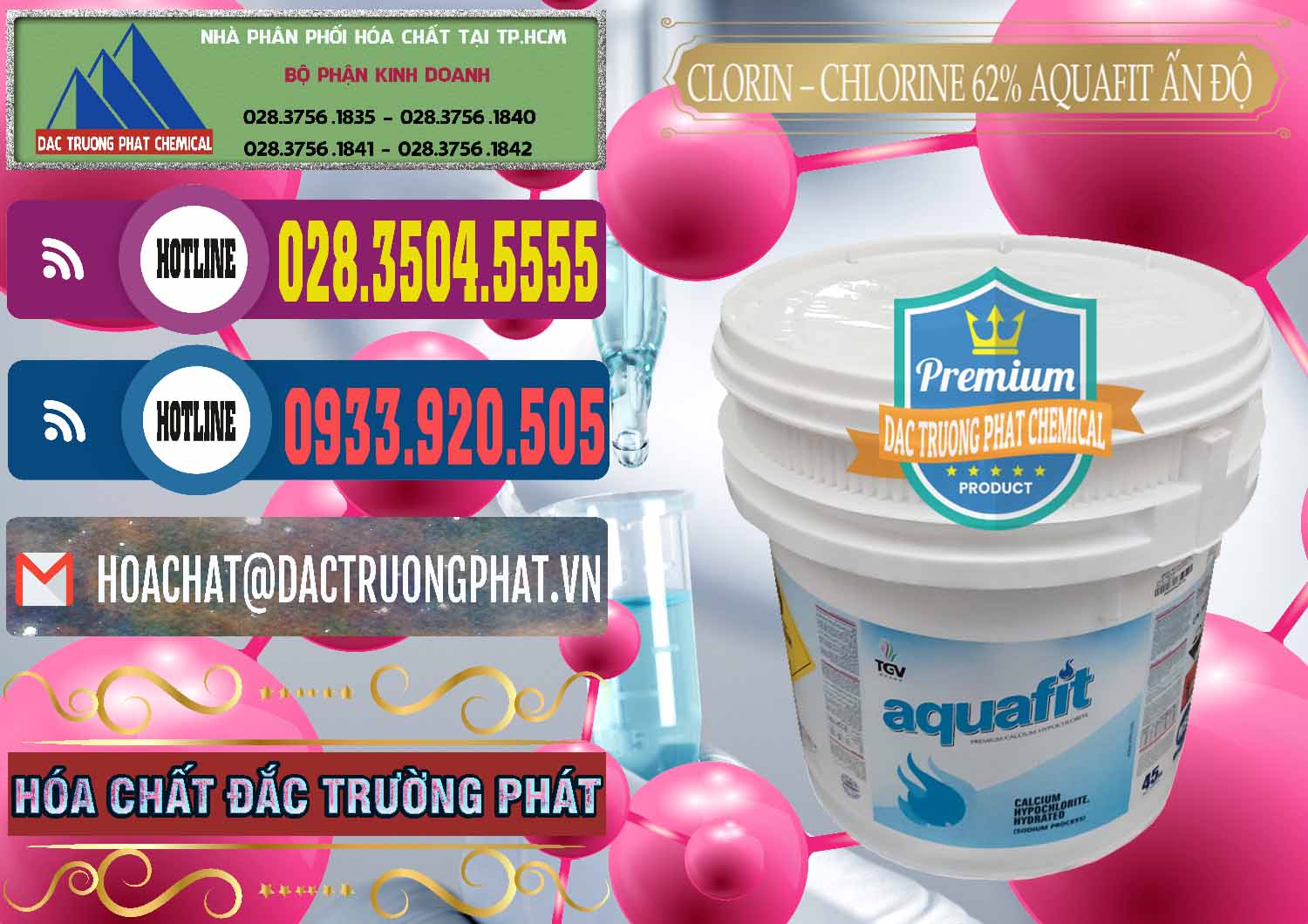 Chuyên cung cấp và bán Clorin - Chlorine 62% Aquafit Thùng Lùn Ấn Độ India - 0057 - Công ty chuyên nhập khẩu & cung cấp hóa chất tại TP.HCM - muabanhoachat.com.vn