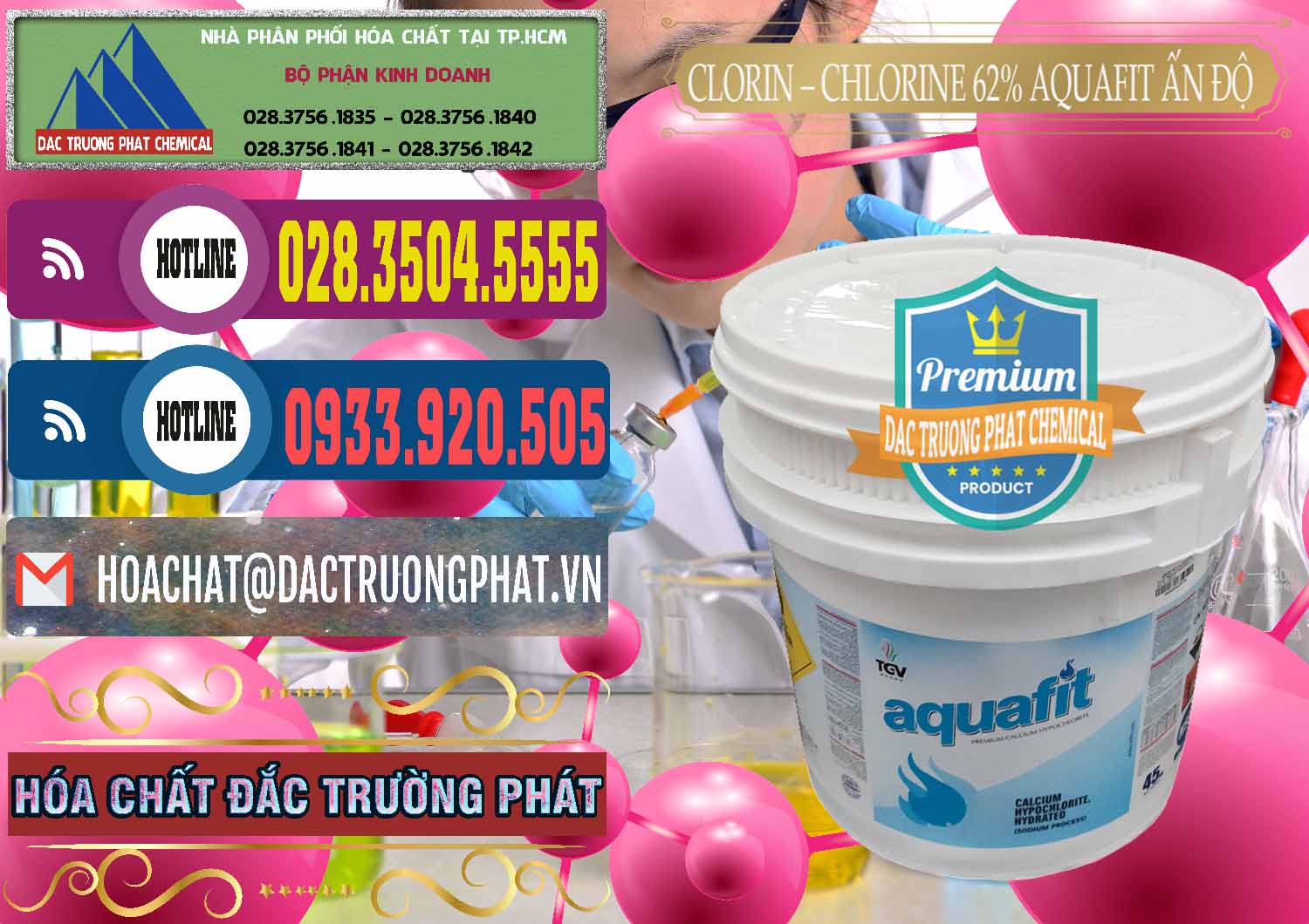 Công ty kinh doanh ( bán ) Clorin - Chlorine 62% Aquafit Thùng Lùn Ấn Độ India - 0057 - Chuyên bán - phân phối hóa chất tại TP.HCM - muabanhoachat.com.vn