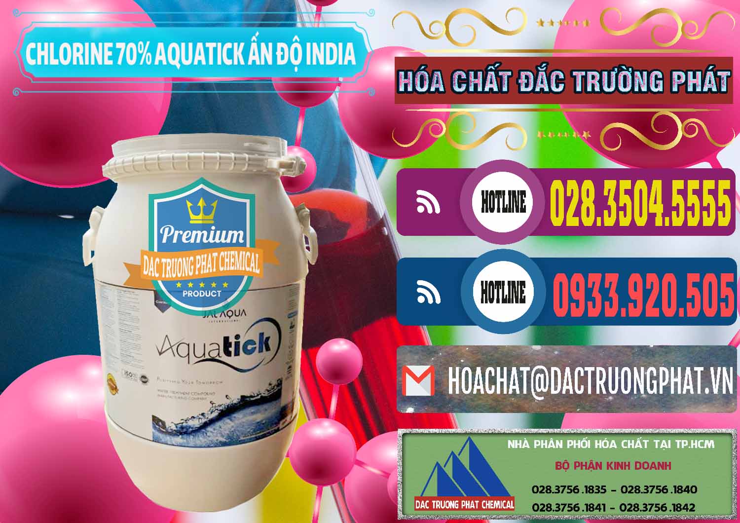 Nơi cung cấp _ bán Chlorine – Clorin 70% Aquatick Jal Aqua Ấn Độ India - 0215 - Đơn vị phân phối & bán hóa chất tại TP.HCM - muabanhoachat.com.vn
