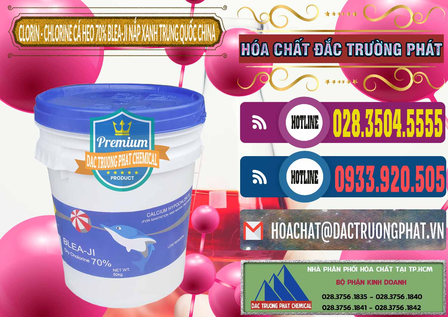 Công ty bán ( cung cấp ) Clorin - Chlorine Cá Heo 70% Cá Heo Blea-Ji Thùng Tròn Nắp Xanh Trung Quốc China - 0208 - Công ty phân phối _ nhập khẩu hóa chất tại TP.HCM - muabanhoachat.com.vn