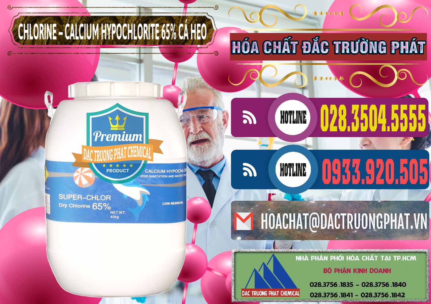Nơi kinh doanh & bán Clorin - Chlorine Cá Heo 65% Trung Quốc China - 0053 - Cty chuyên nhập khẩu & cung cấp hóa chất tại TP.HCM - muabanhoachat.com.vn