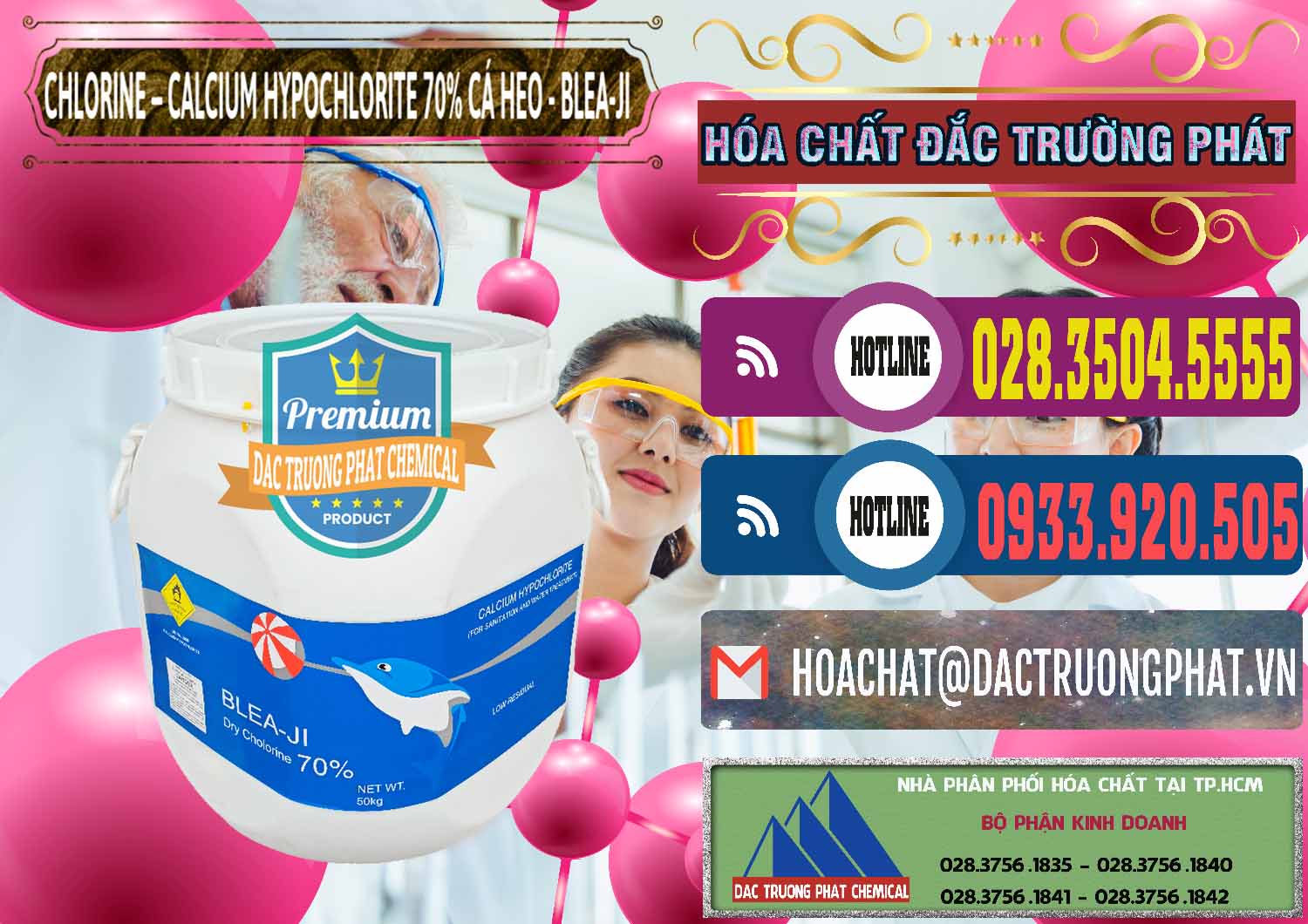 Chuyên bán - cung cấp Clorin - Chlorine Cá Heo 70% Blea-Ji Trung Quốc China - 0056 - Đơn vị phân phối _ bán hóa chất tại TP.HCM - muabanhoachat.com.vn