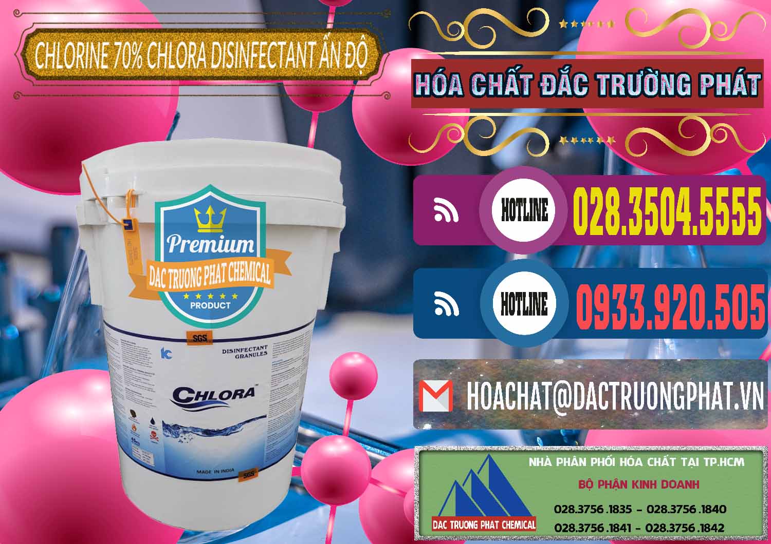 Cty bán và cung cấp Chlorine – Clorin 70% Chlora Disinfectant Ấn Độ India - 0213 - Công ty cung ứng và phân phối hóa chất tại TP.HCM - muabanhoachat.com.vn