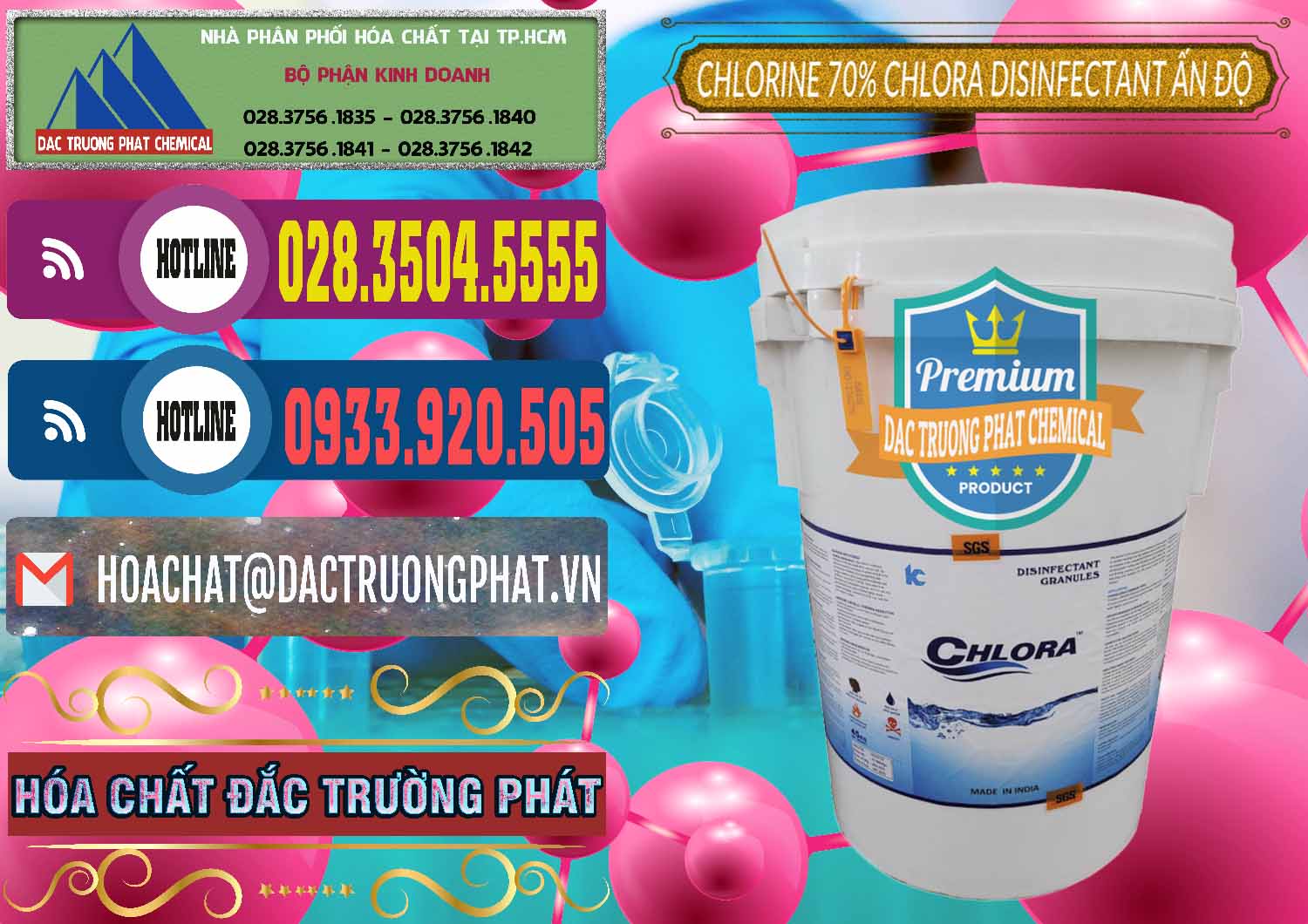 Đơn vị kinh doanh - bán Chlorine – Clorin 70% Chlora Disinfectant Ấn Độ India - 0213 - Đơn vị chuyên kinh doanh _ cung cấp hóa chất tại TP.HCM - muabanhoachat.com.vn