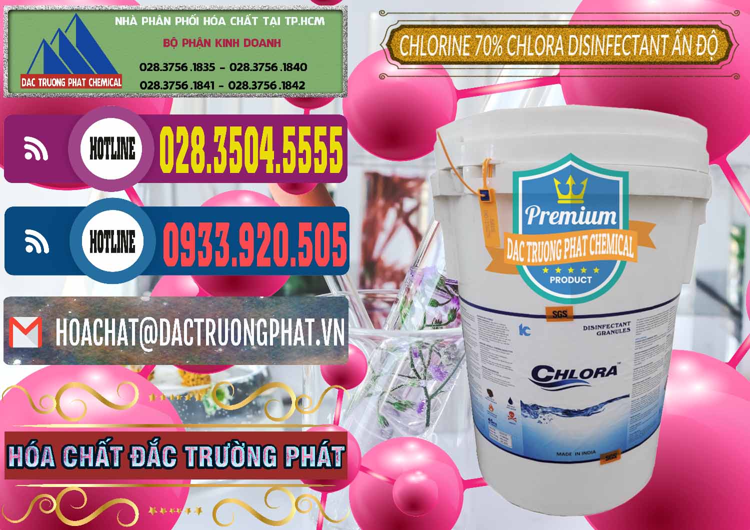 Nơi chuyên kinh doanh ( bán ) Chlorine – Clorin 70% Chlora Disinfectant Ấn Độ India - 0213 - Công ty cung cấp _ phân phối hóa chất tại TP.HCM - muabanhoachat.com.vn