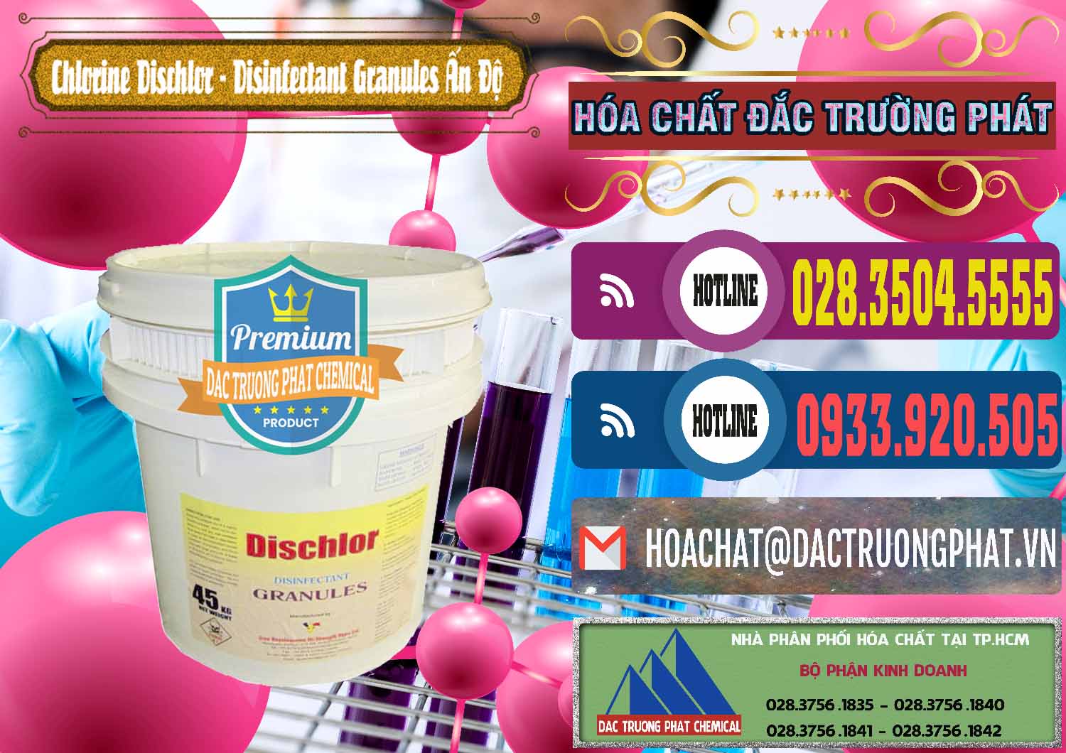 Cty cung ứng ( bán ) Chlorine – Clorin 70% Dischlor - Disinfectant Granules Ấn Độ India - 0248 - Kinh doanh và cung cấp hóa chất tại TP.HCM - muabanhoachat.com.vn