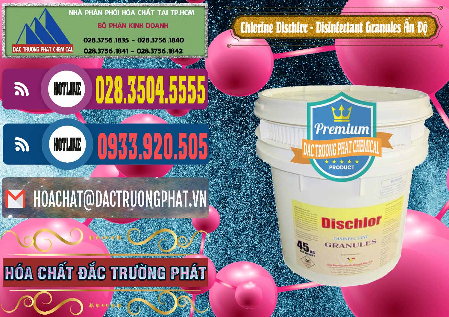 Cty cung ứng _ bán Chlorine – Clorin 70% Dischlor - Disinfectant Granules Ấn Độ India - 0248 - Nhà nhập khẩu & phân phối hóa chất tại TP.HCM - muabanhoachat.com.vn