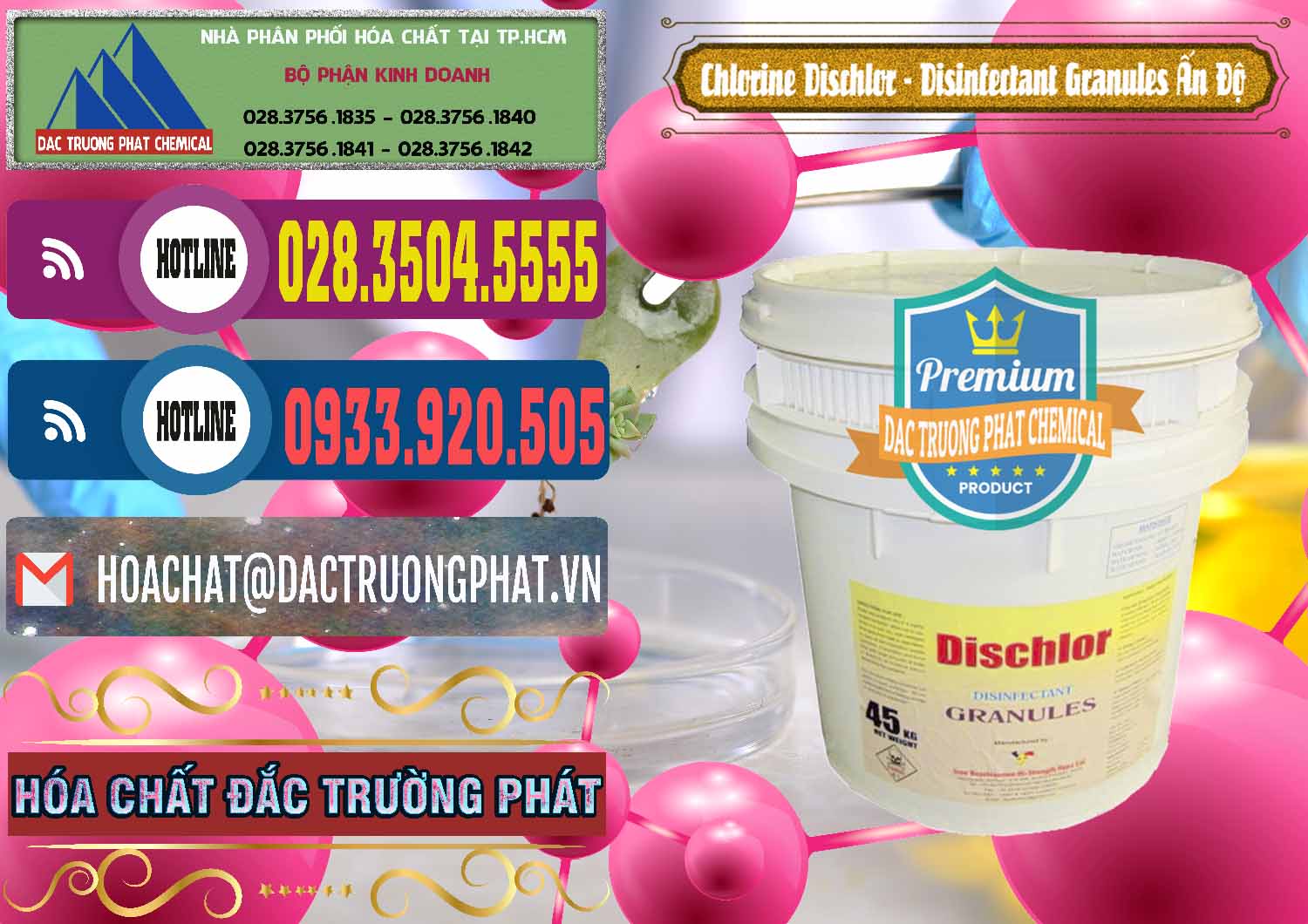 Cty chuyên phân phối và bán Chlorine – Clorin 70% Dischlor - Disinfectant Granules Ấn Độ India - 0248 - Phân phối ( kinh doanh ) hóa chất tại TP.HCM - muabanhoachat.com.vn