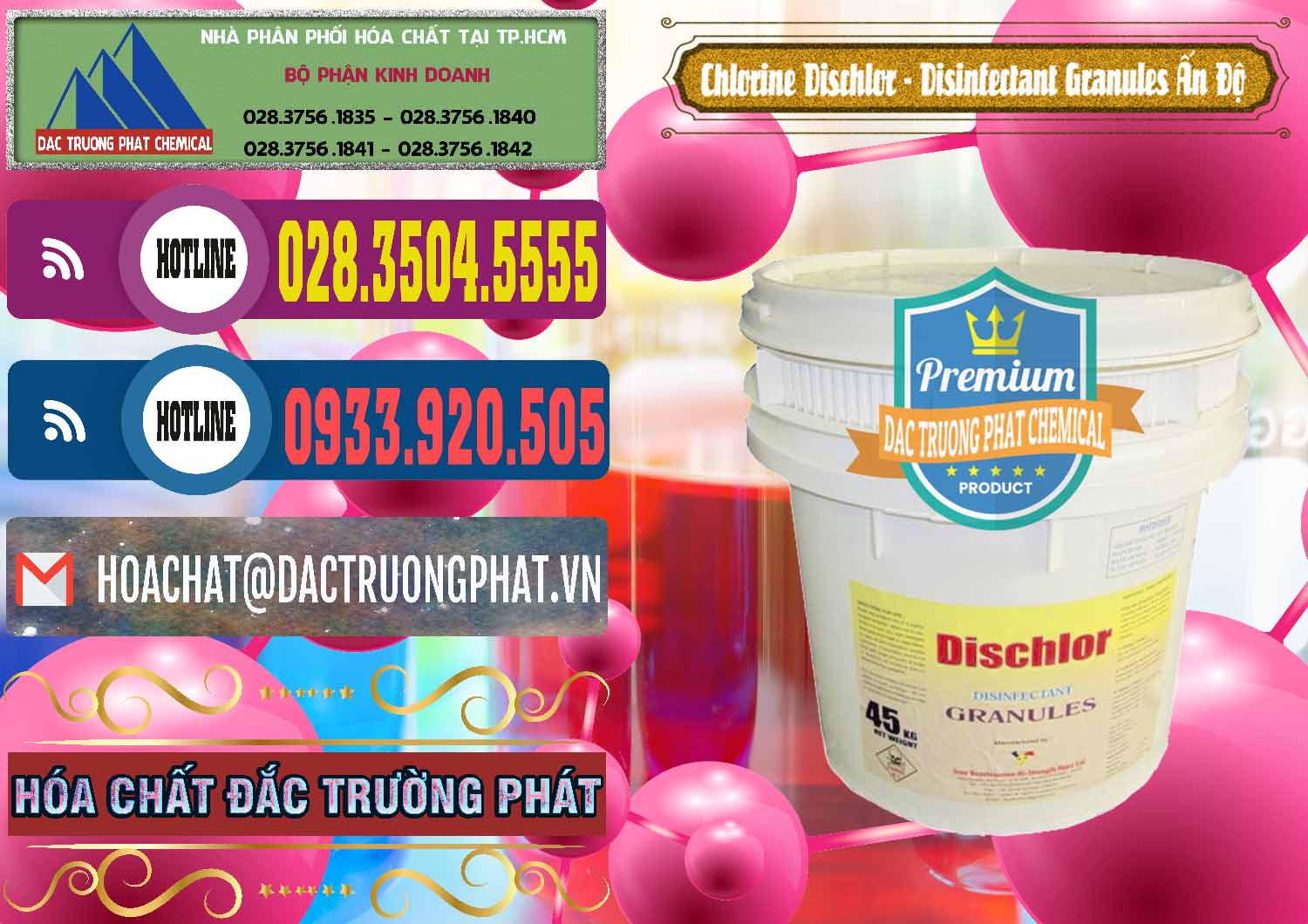 Nơi chuyên cung ứng & bán Chlorine – Clorin 70% Dischlor - Disinfectant Granules Ấn Độ India - 0248 - Nơi chuyên cung cấp & bán hóa chất tại TP.HCM - muabanhoachat.com.vn
