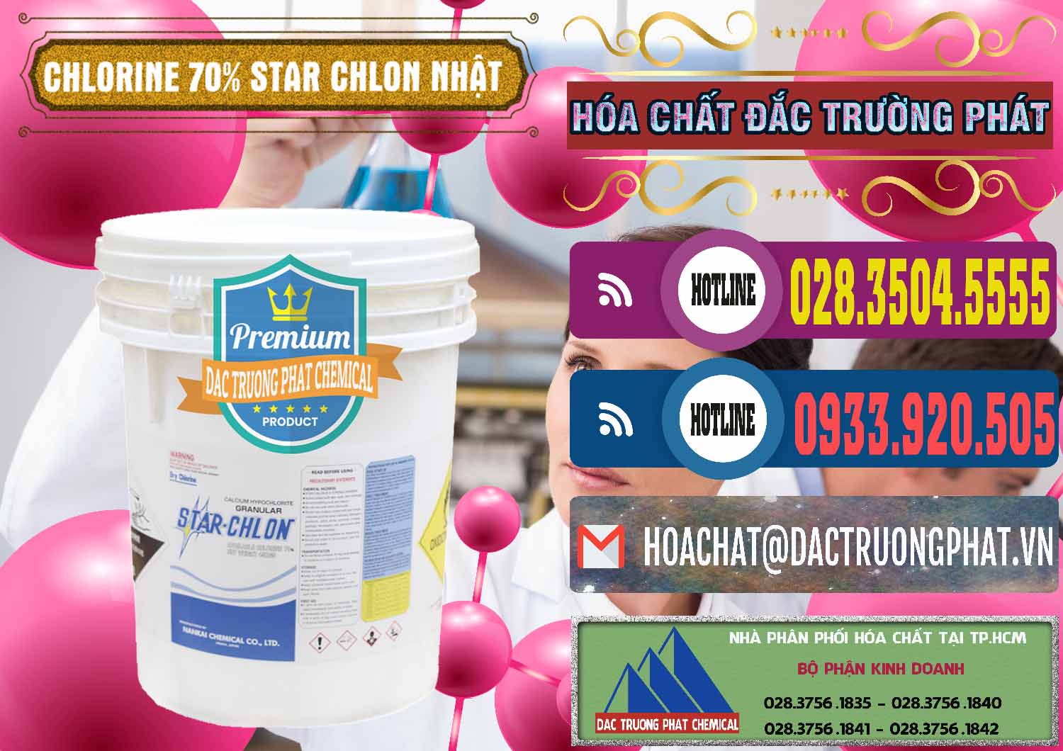 Đơn vị bán và phân phối Clorin – Chlorine 70% Star Chlon Nhật Bản Japan - 0243 - Chuyên nhập khẩu _ cung cấp hóa chất tại TP.HCM - muabanhoachat.com.vn