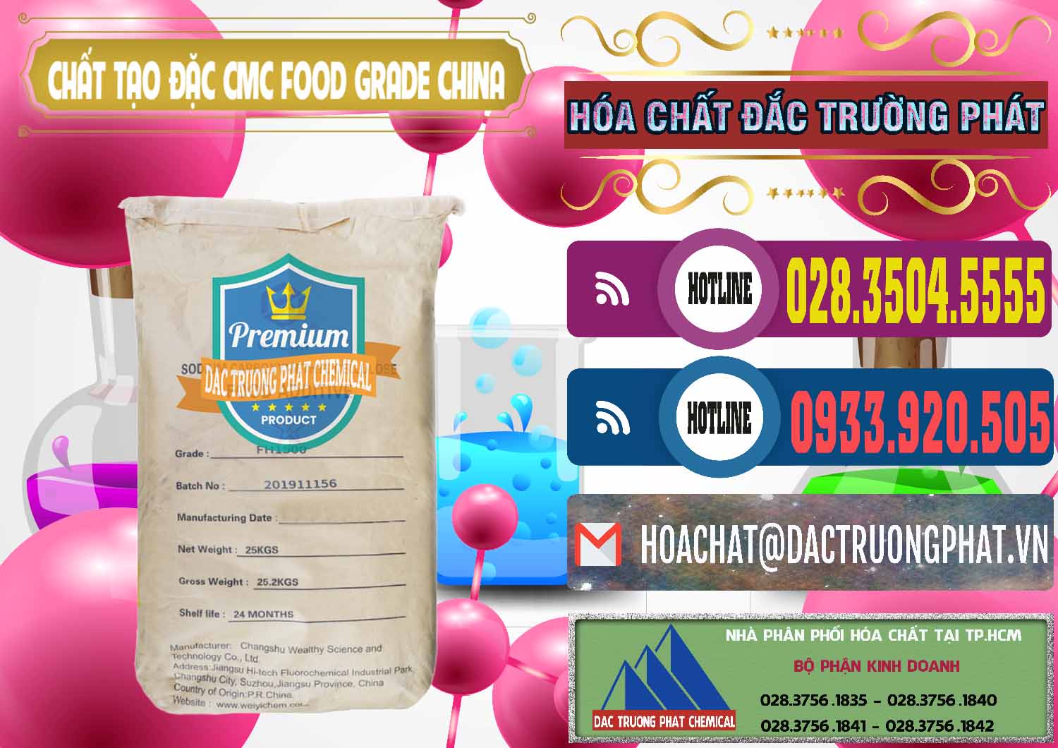 Nơi chuyên cung cấp và bán Chất Tạo Đặc CMC Wealthy Food Grade Trung Quốc China - 0426 - Nhà cung cấp _ kinh doanh hóa chất tại TP.HCM - muabanhoachat.com.vn
